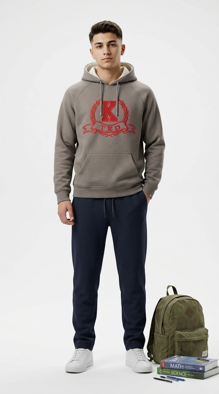 Kolej Tarzı Okul Sweatshirtü