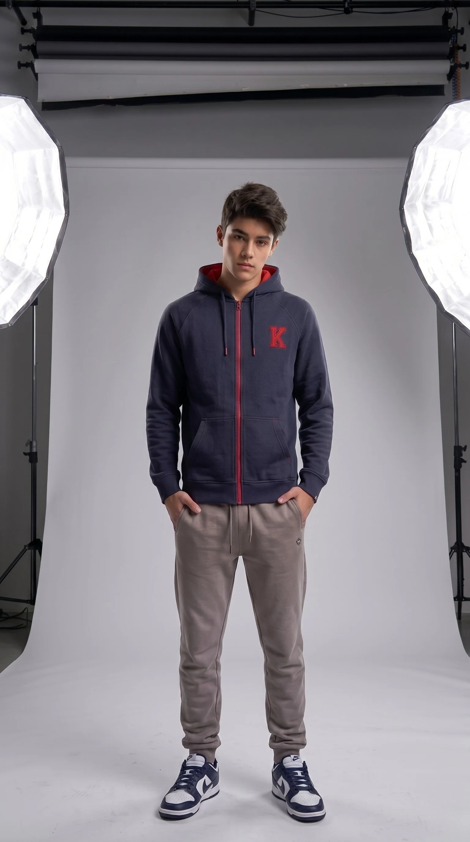 Okul Logolu Hoodie Tasarımı